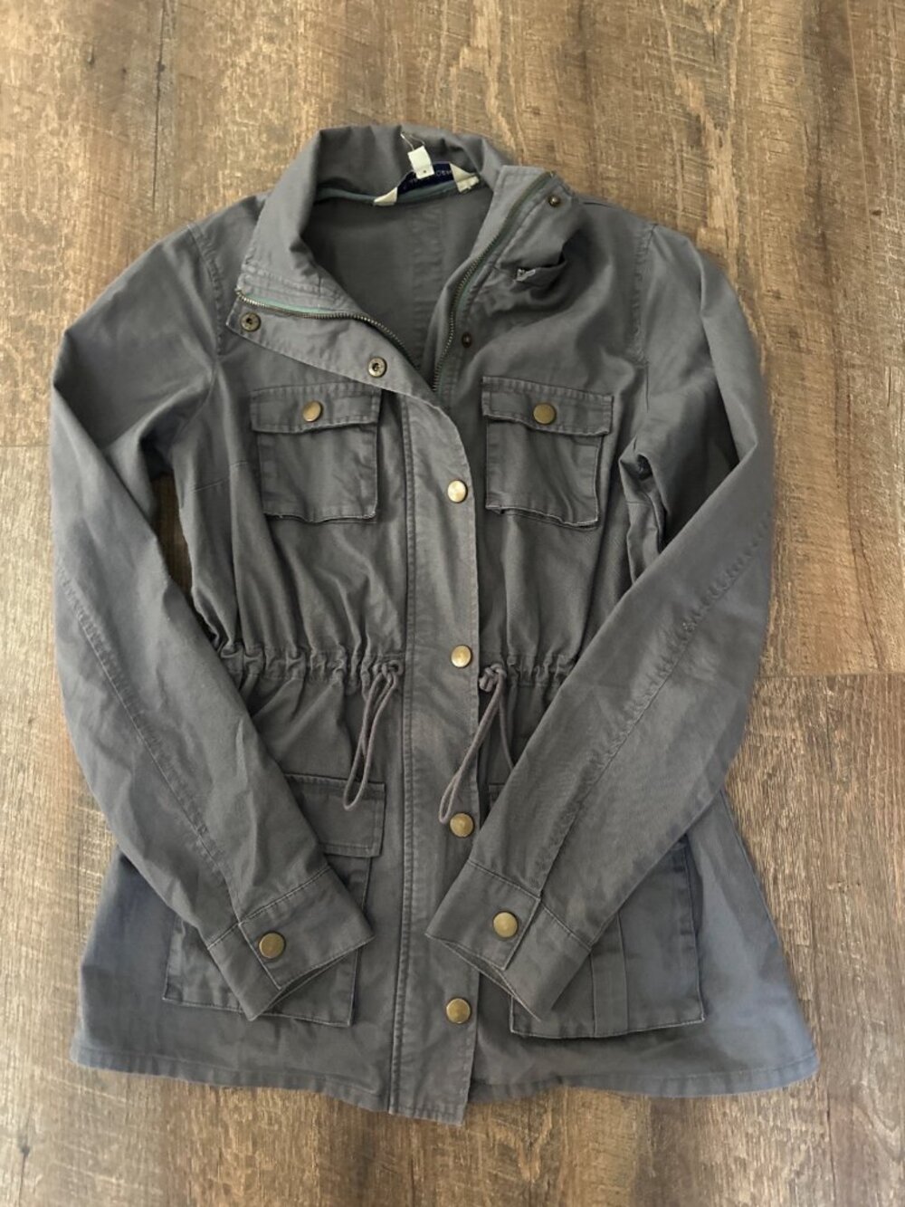 41 Hawthorn Womens S Gray Utility Jacket Military Gorpcore Granola Pockets